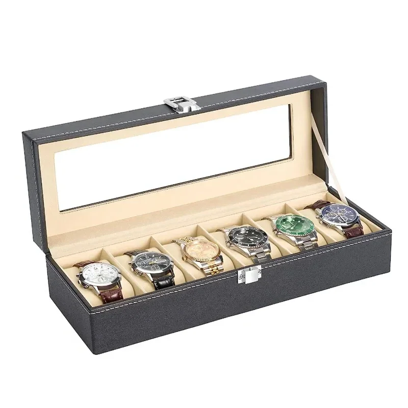 Men Accessories Organiser - Hot Sale PU Leather Display Storage