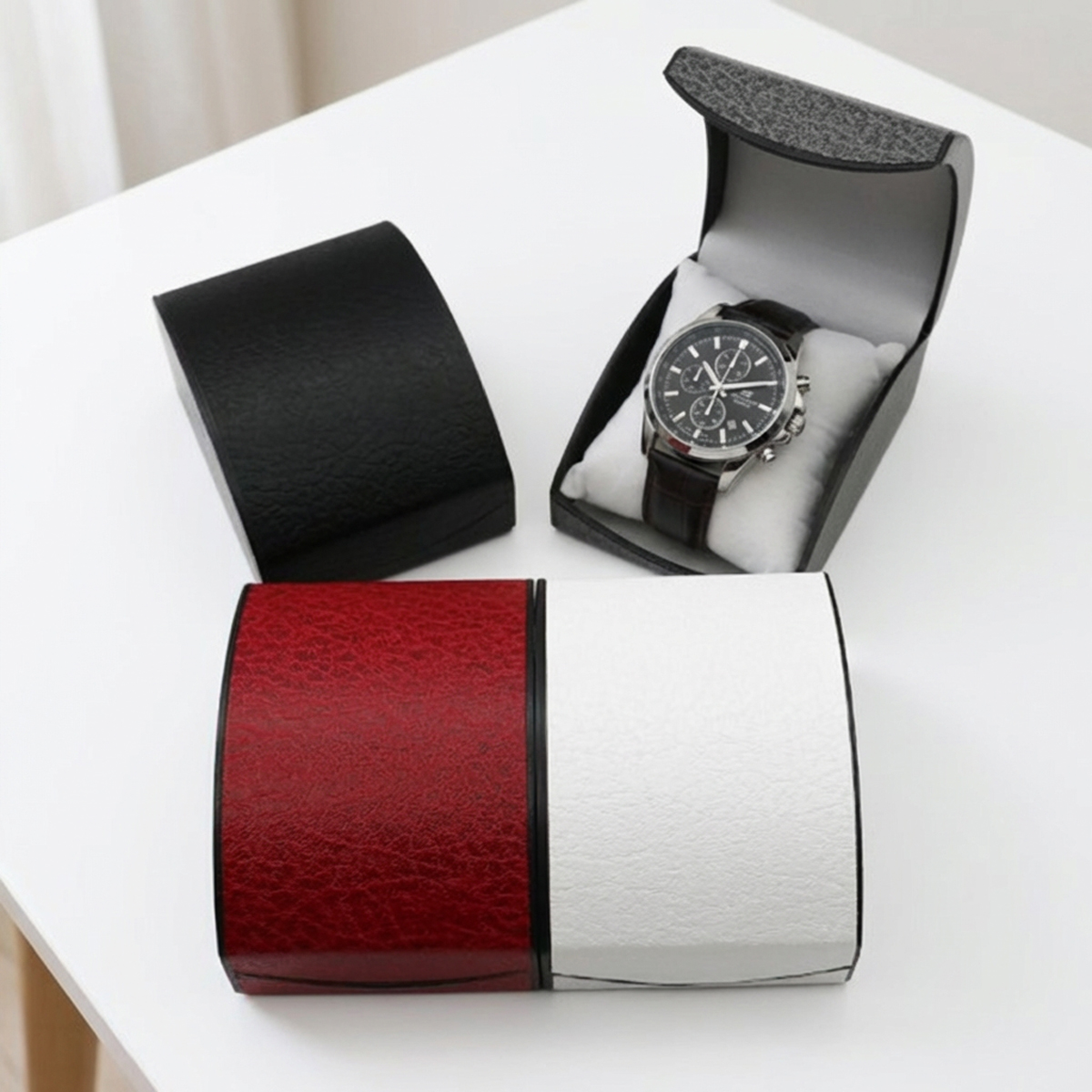 Men Accessories Organiser - Watch Display Box Jewelry Storage Organizer