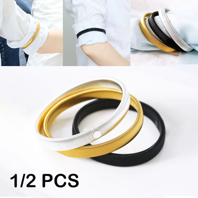 Men Accessories Wedding - 1/2PCS Elastic Armband Shirt Sleeve Holder