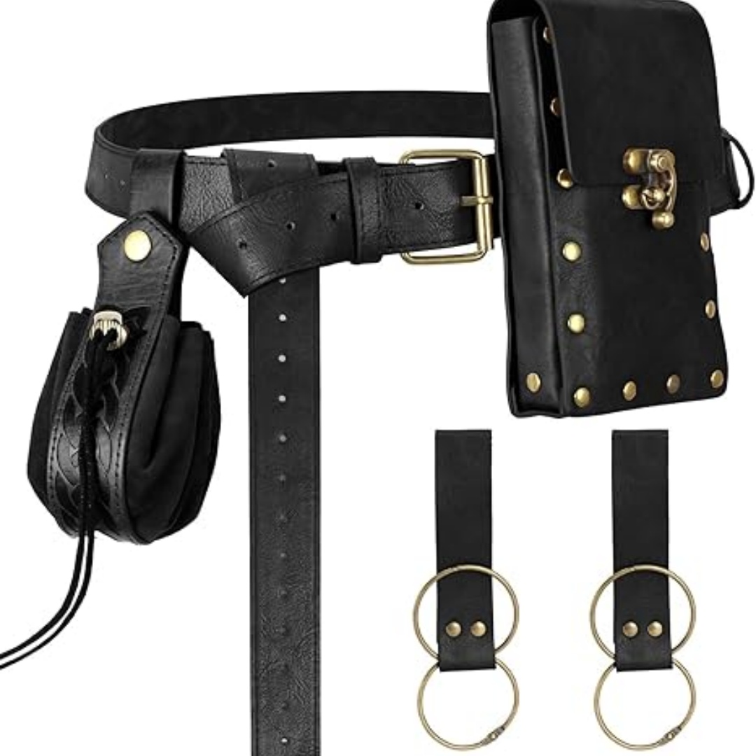 Men'S Viking Accessories - Renaissance Belt Pouch Medieval Viking Pirate