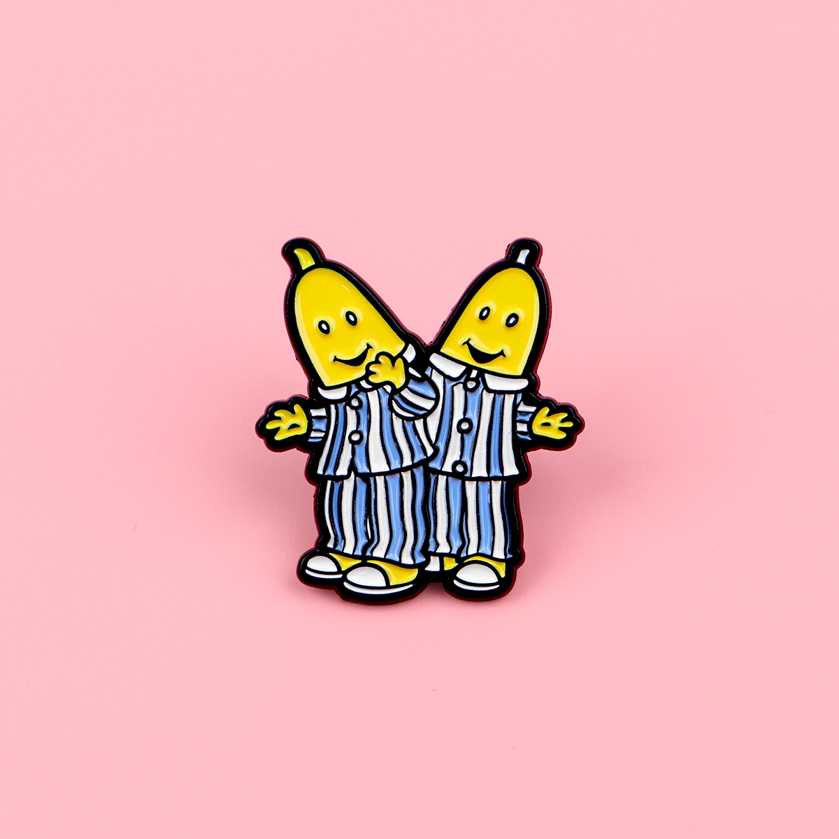 Men'S Accessories Jewelry - Funny Pajama Banana Man Enamel Pins