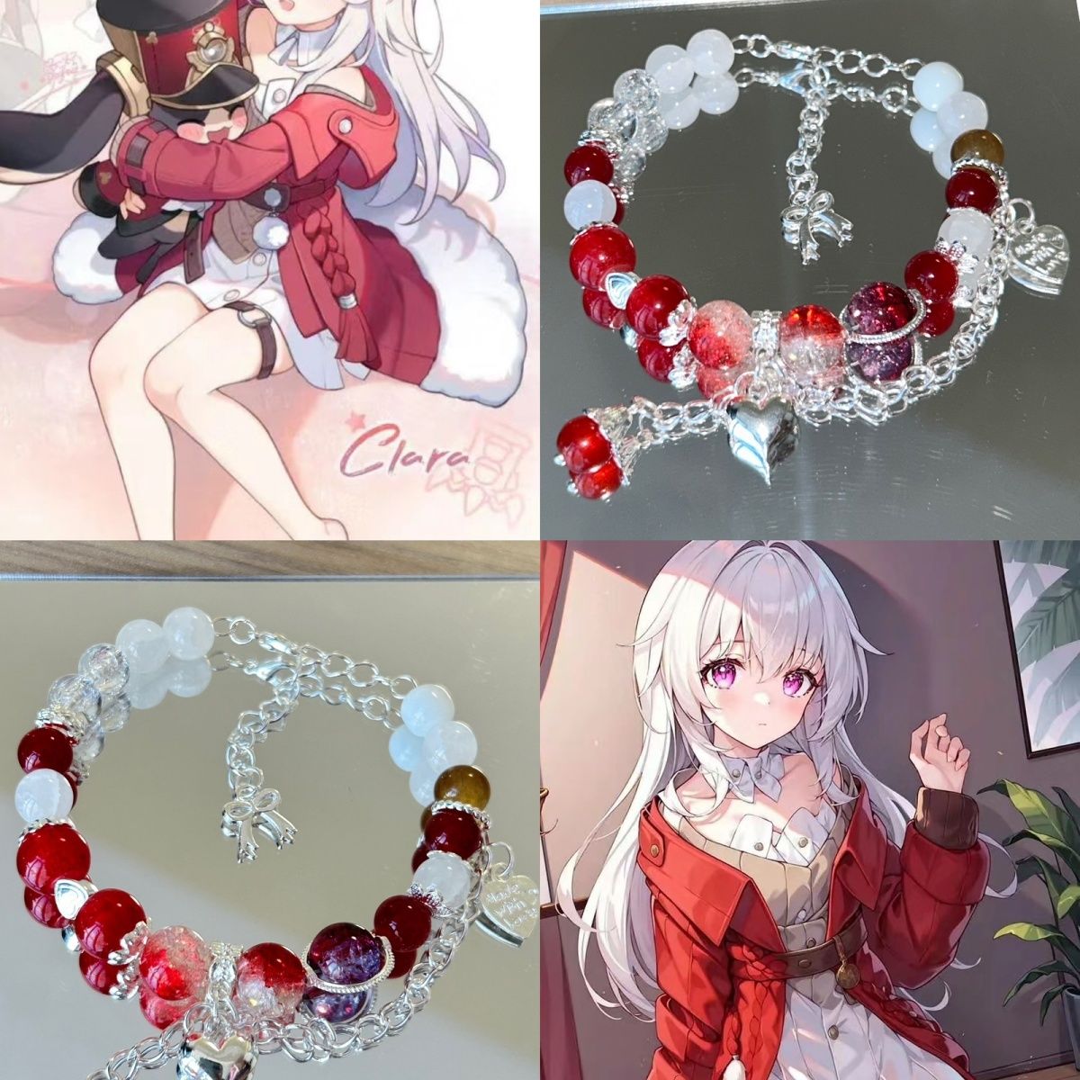 Men'S Accessories Anime - Women Beaded Bracelets Game Anime Honkai：Star