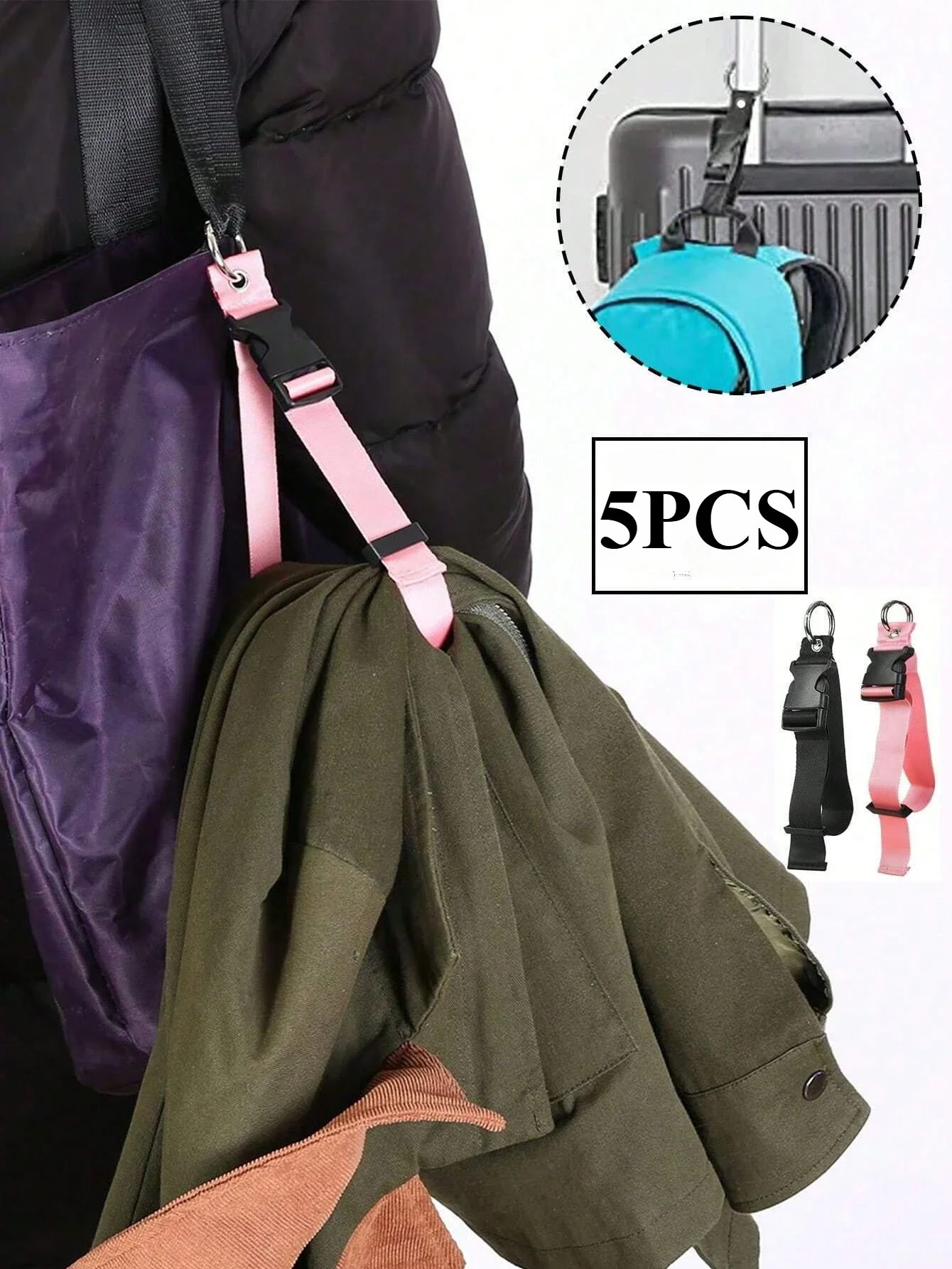 Men'S Accessories Travel Bag - Portable Anti-Theft Luggage Strap Durable Outdoor