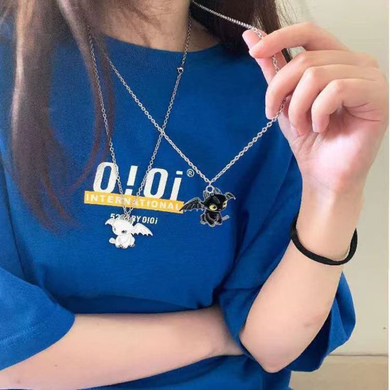 Cartoon White Night Double Dra - Men'S Accessories Jewelry ulasan dan harga