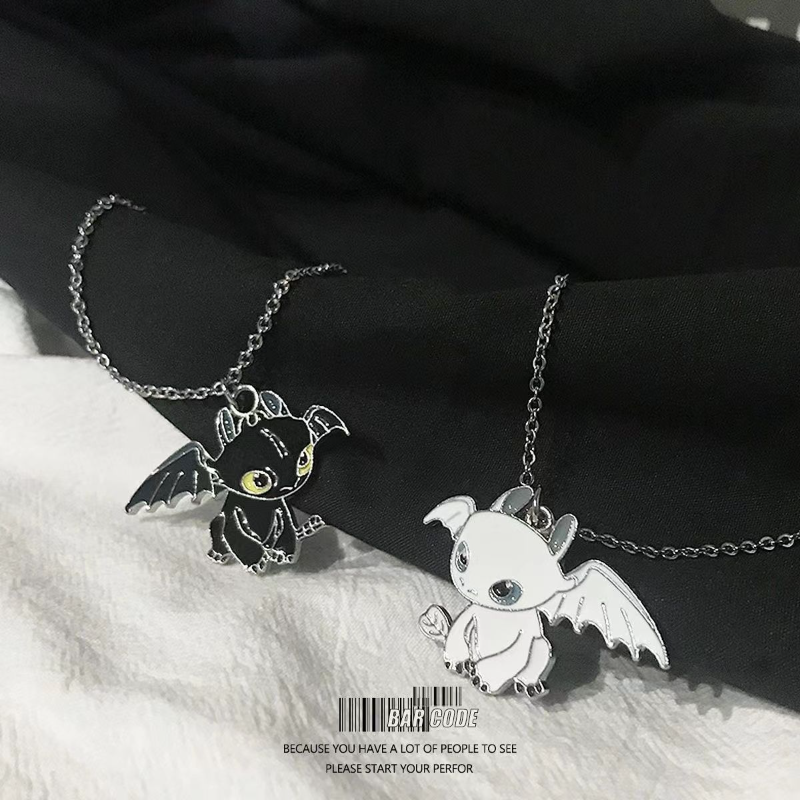 Cartoon White Night Double Dra - Men'S Accessories Jewelry ulasan dan harga