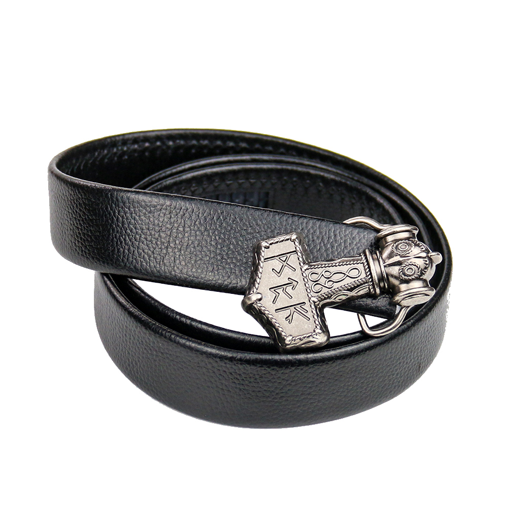 Western Odin Hammer Belt Buckl - Men'S Viking Accessories ulasan dan harga