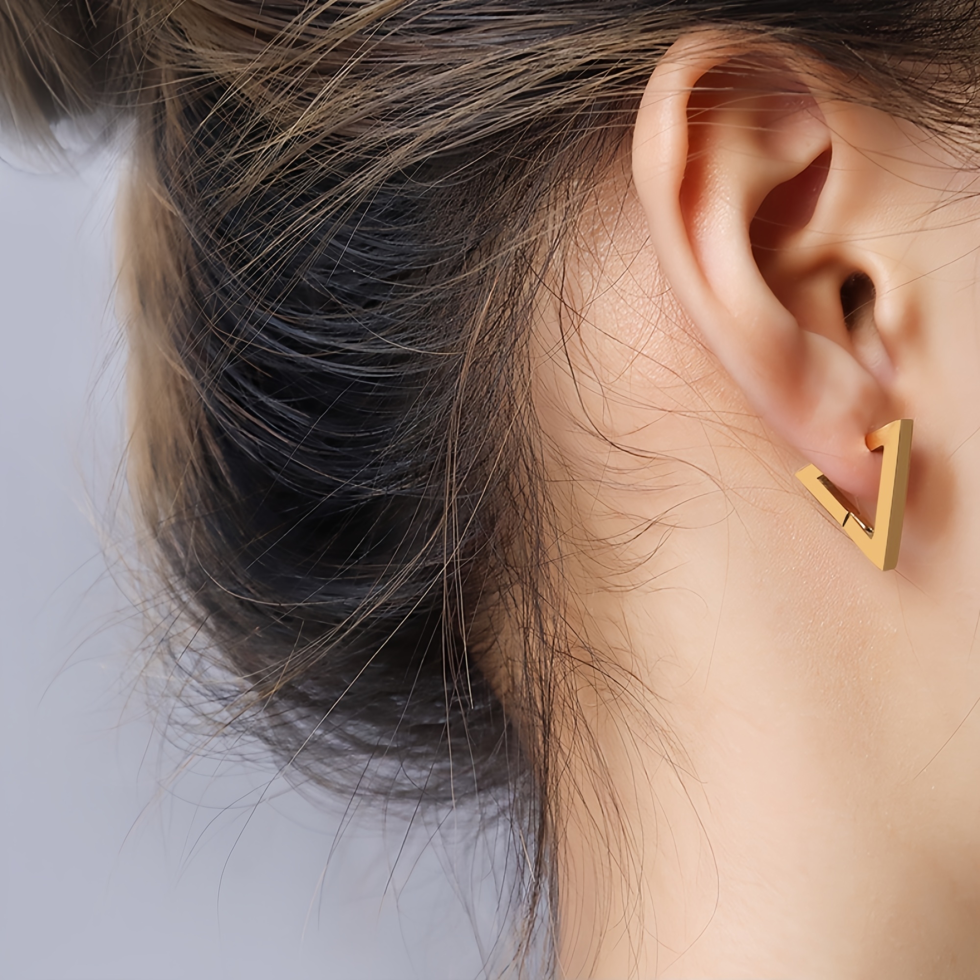 Polished Triangle Geometry Sta - Men'S Accessories Trends 2025 ulasan dan harga