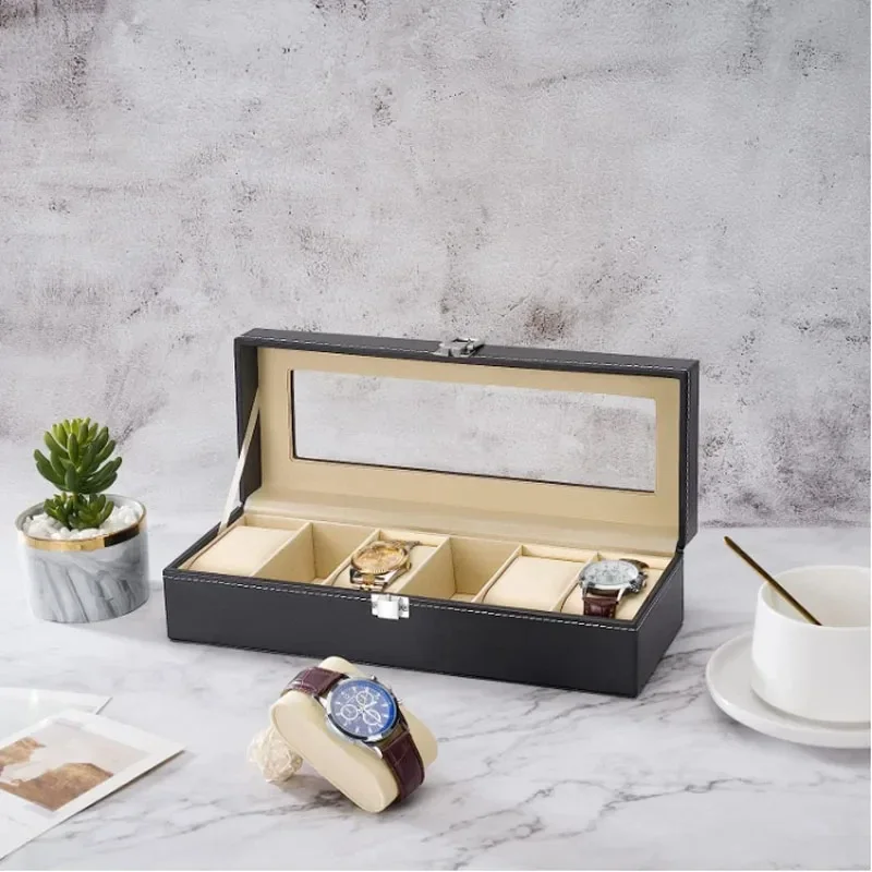 Hot Sale PU Leather Display St - Men Accessories Organiser ulasan dan harga