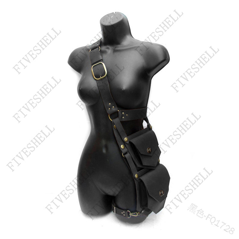 Medieval Renaissance Waist PU  - Men'S Viking Accessories ulasan dan harga
