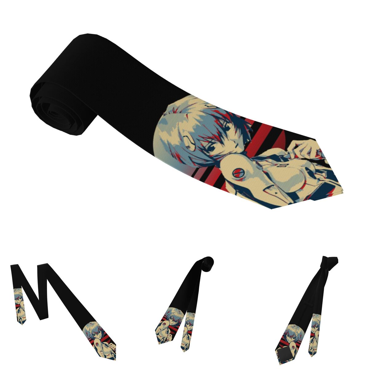 Rei Ayanami Classic Neckties U - Men Accessories Wedding ulasan dan harga