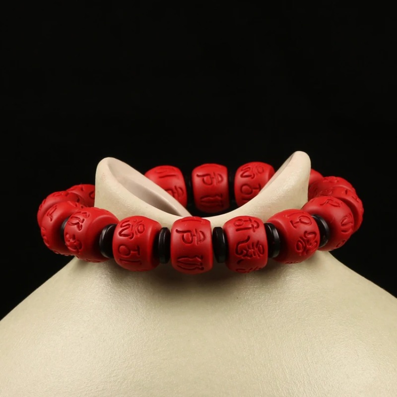Chinese 13*9MM Beads Red Organ - Bead Bracelet Men ulasan dan harga
