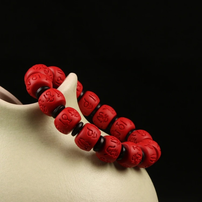 Chinese 13*9MM Beads Red Organ - Bead Bracelet Men ulasan dan harga