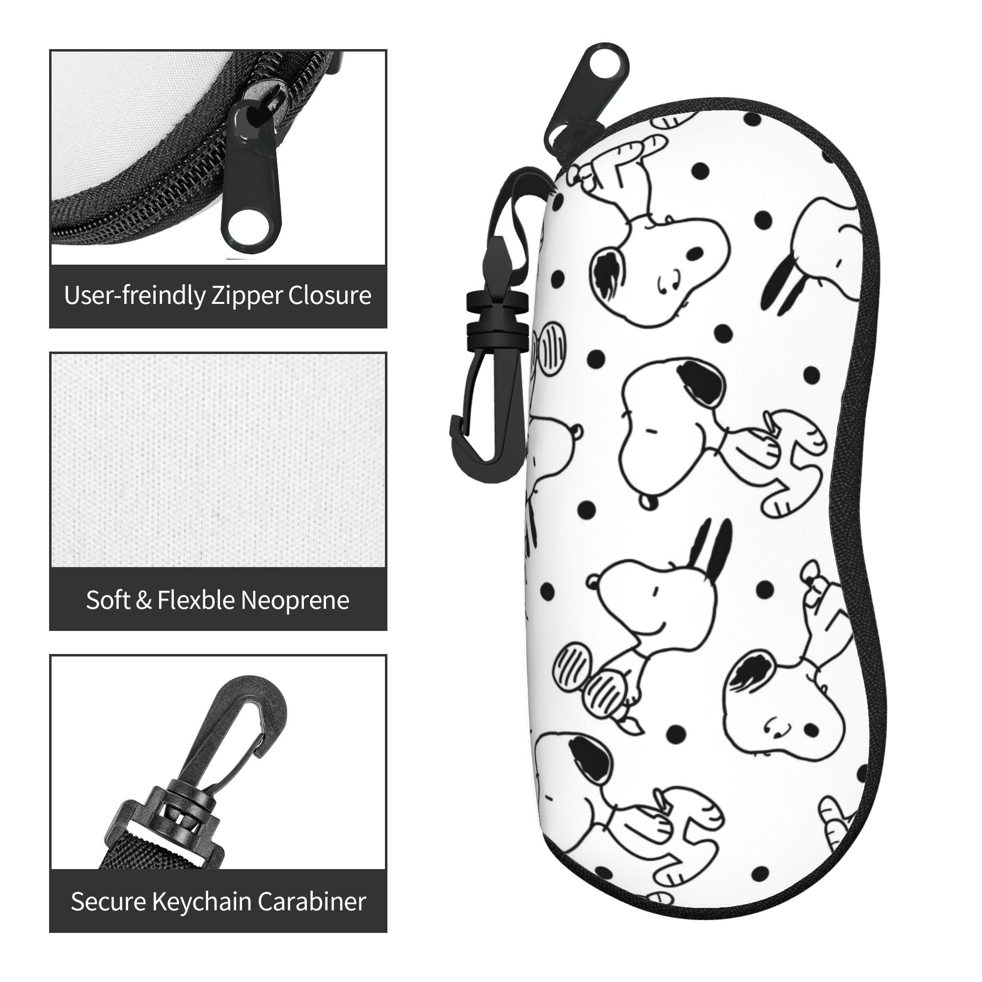 Fashion Snoopys Cartoon Glasse - Men Accessories Gift Set ulasan dan harga