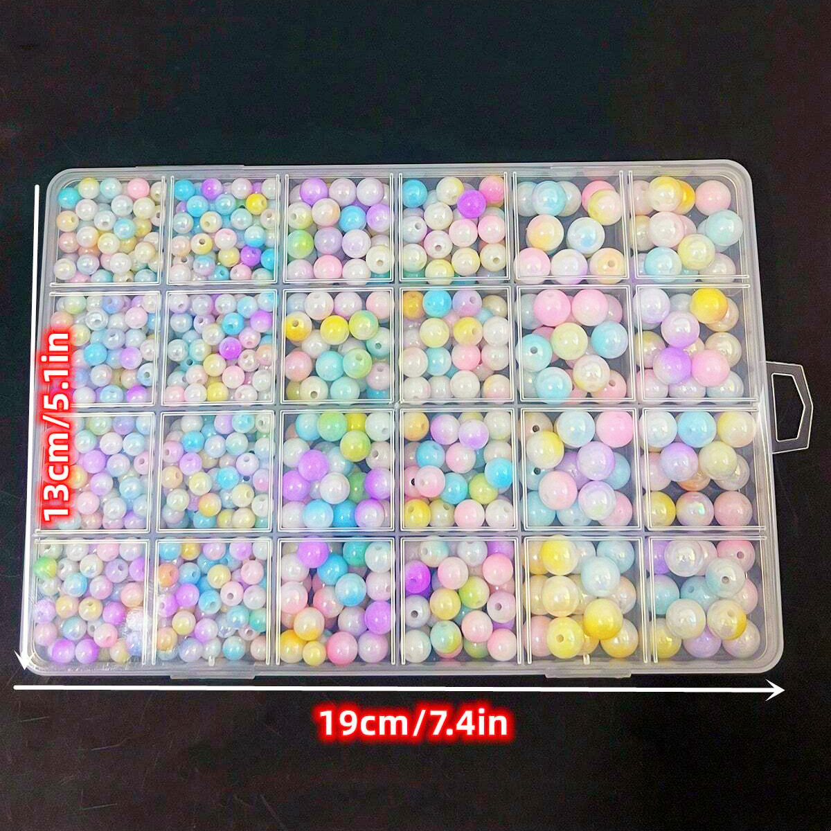 800pcs/24 grid set box 6mm/8mm - Men Accessories Wedding ulasan dan harga