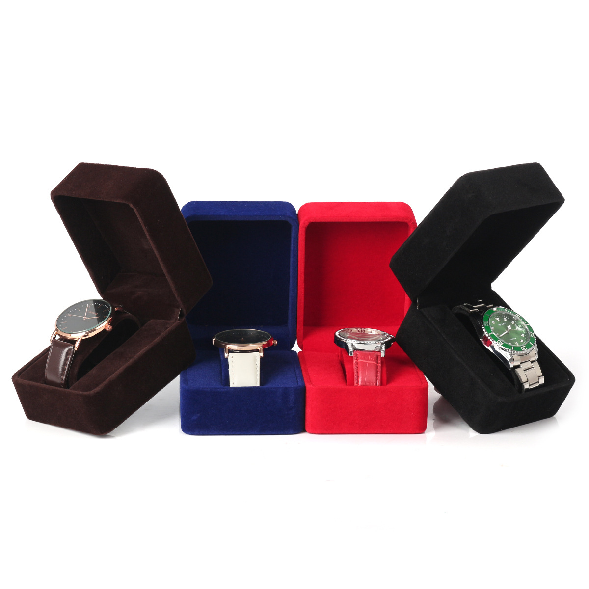 Flannelette Watch Packaging Bo - Men Accessories Organiser ulasan dan harga