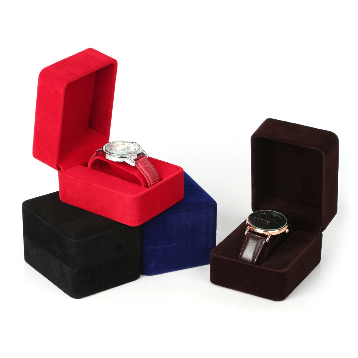 Flannelette Watch Packaging Bo - Men Accessories Organiser ulasan dan harga