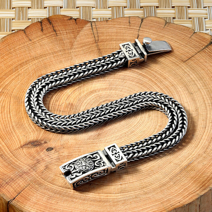 New Double Row Fox Tail Six Ma - Men Accessories Ring And Bracelet ulasan dan harga