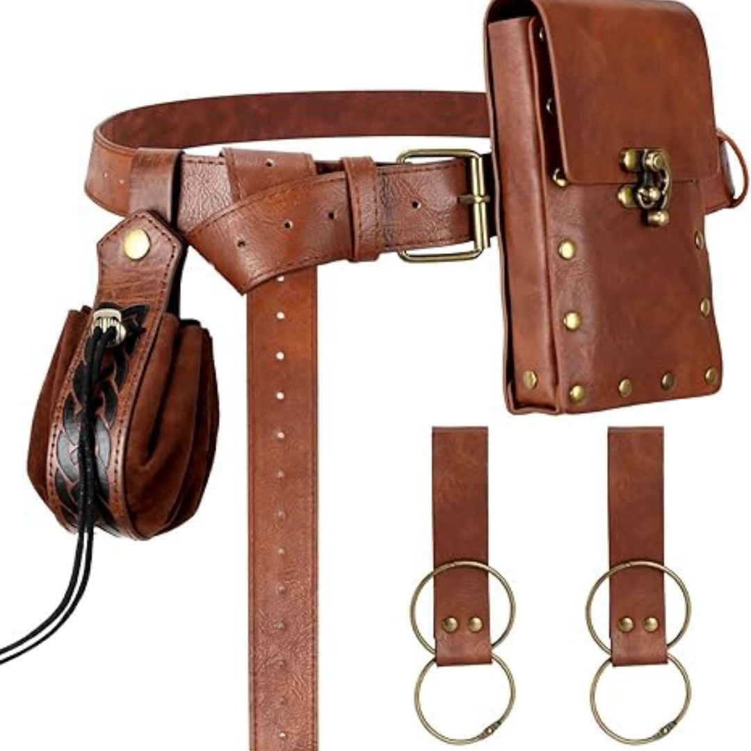 Renaissance Belt Pouch Medieva - Men'S Viking Accessories ulasan dan harga
