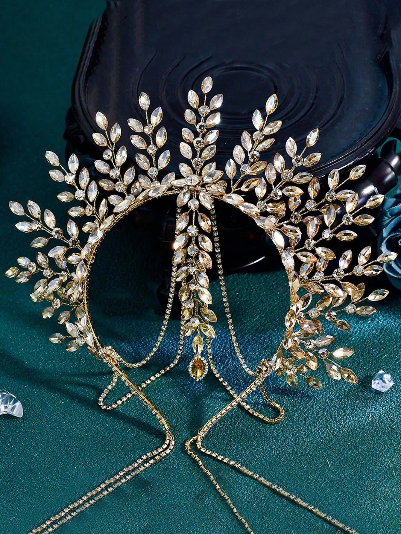 1pc Luxurious Bridal Crown Hea - Men Accessories Wedding ulasan dan harga