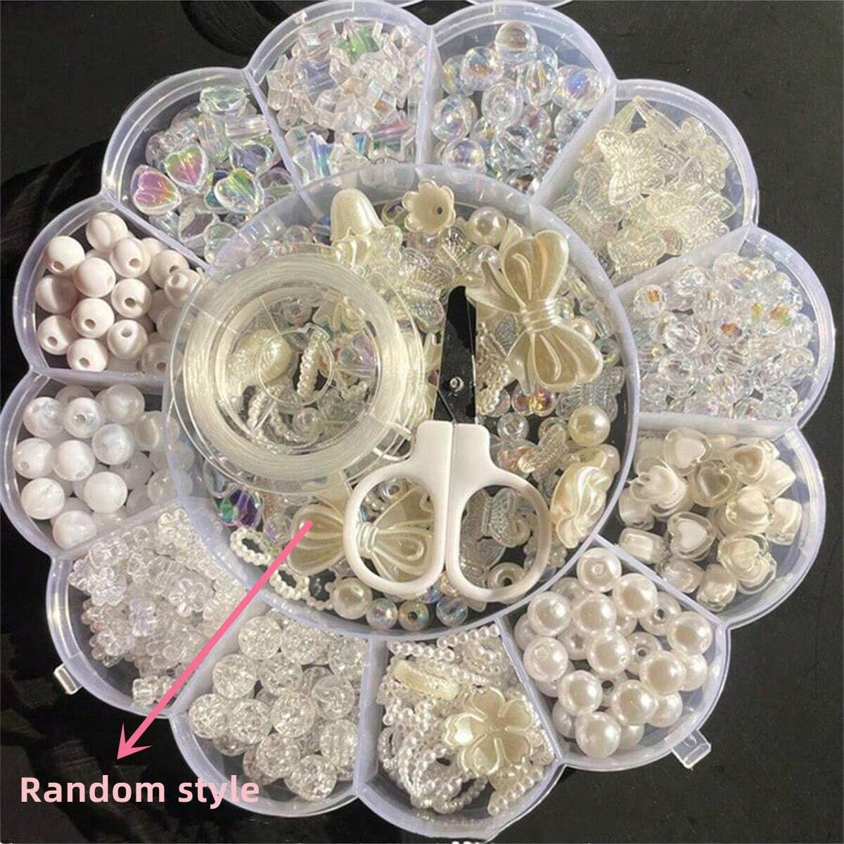 2Set/1Set 13 Grids Acrylic Flo - Bead Bracelet Men ulasan dan harga