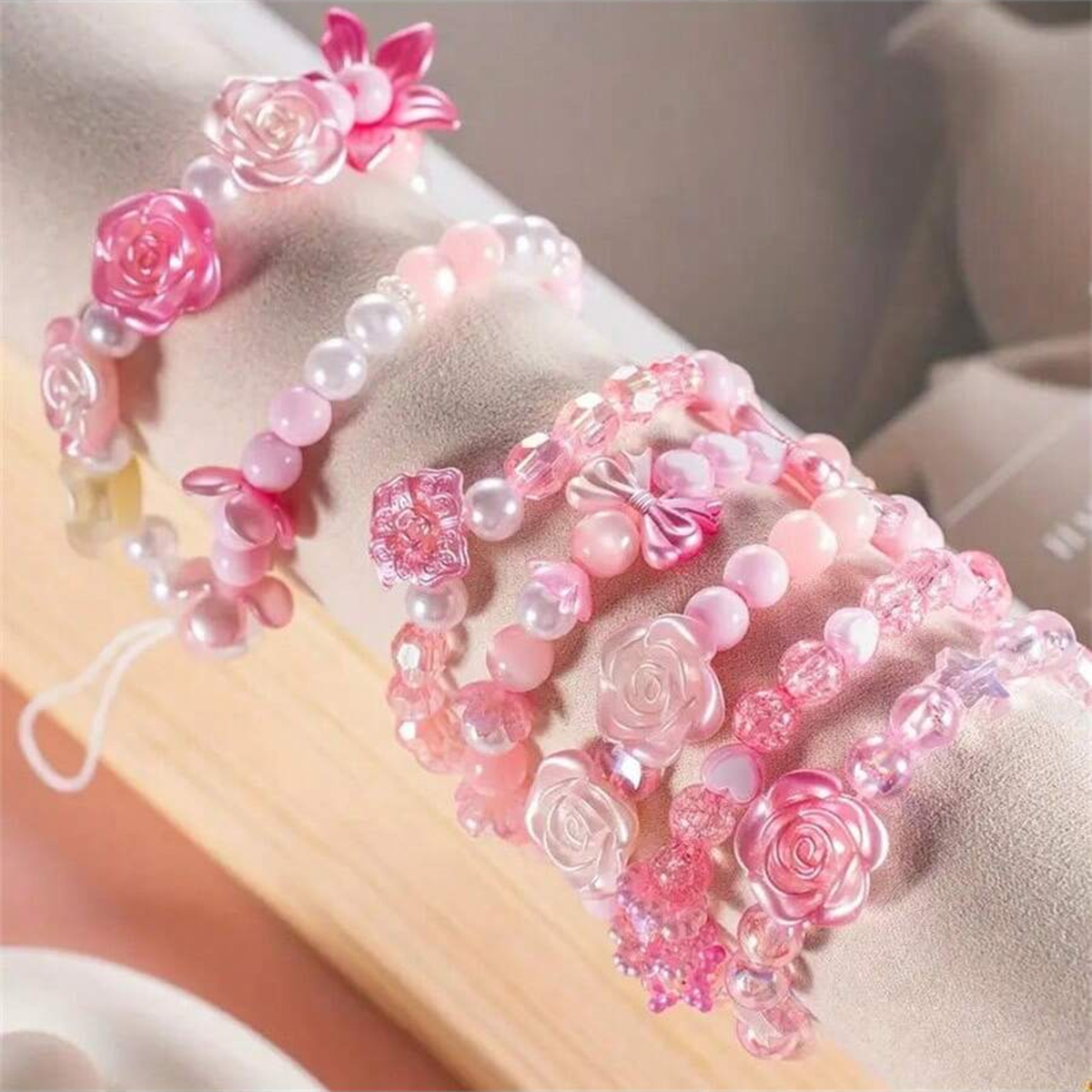 2Set/1Set 13 Grids Acrylic Flo - Bead Bracelet Men ulasan dan harga
