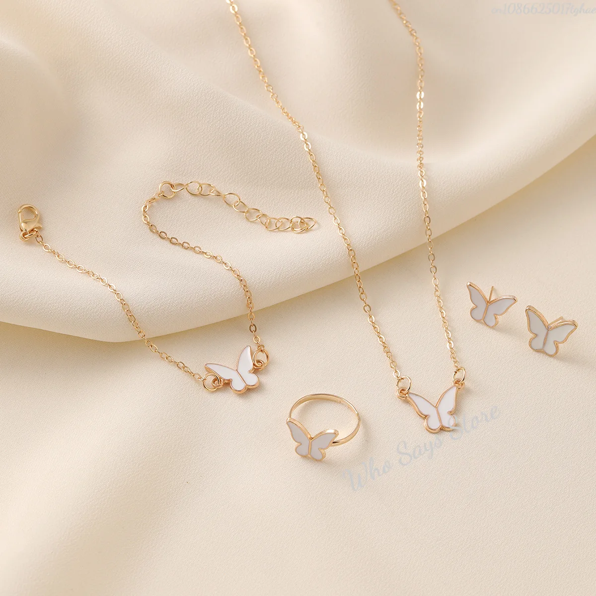 5Pcs/set Stars Butterfly  Shap - Men Accessories Ring And Bracelet ulasan dan harga