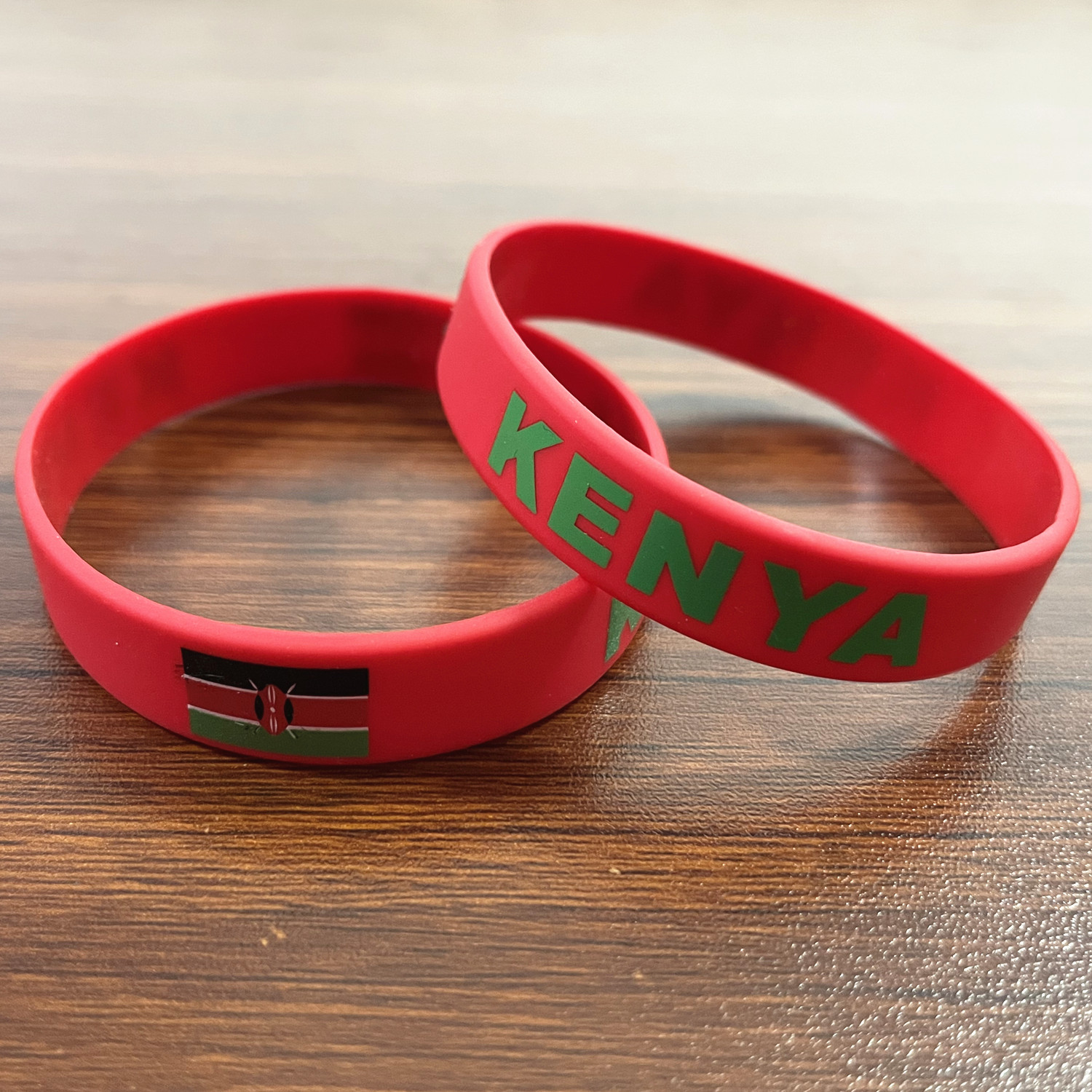 2pcs Kenya Silicone Bracelets  - Men Accessories Kenya ulasan dan harga
