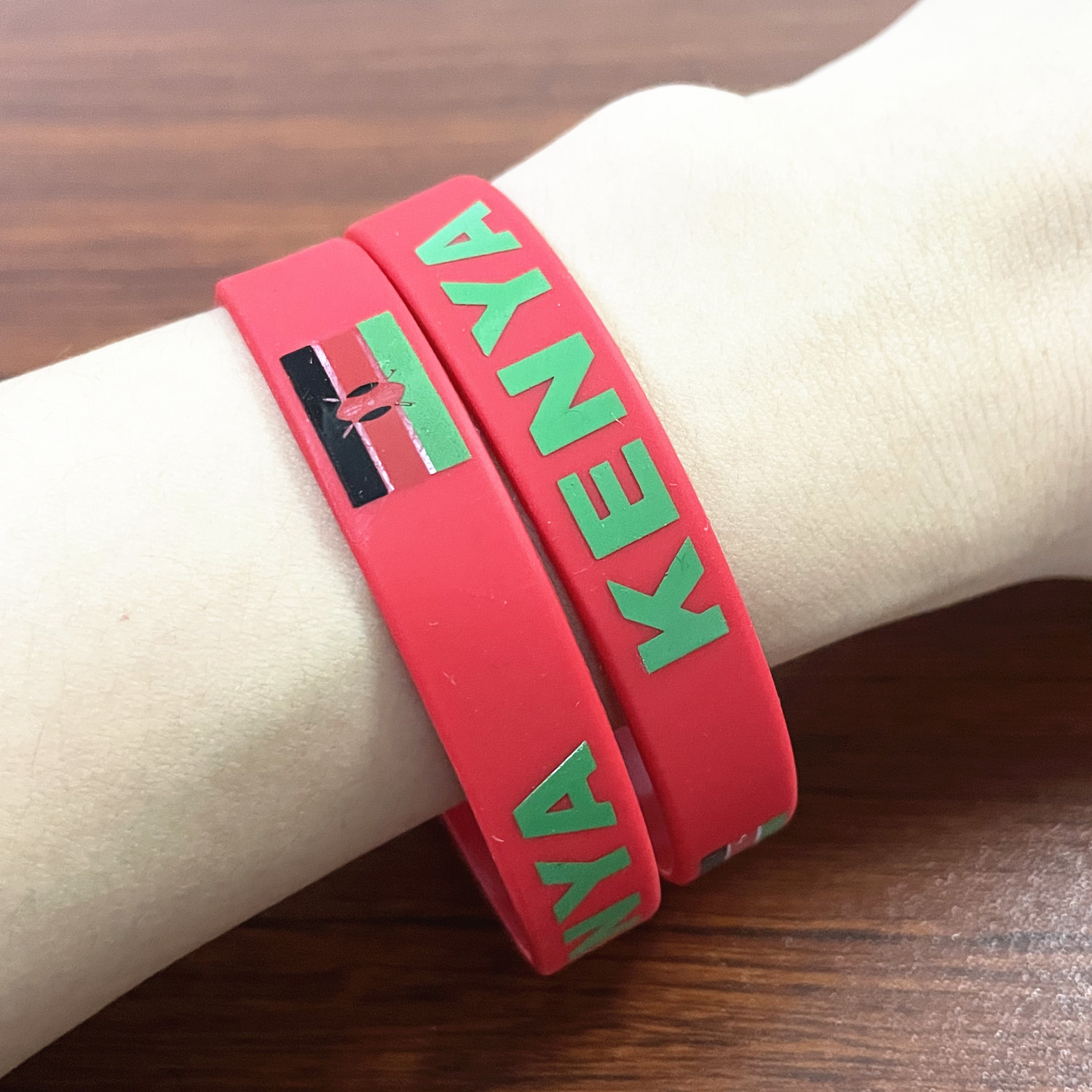 2pcs Kenya Silicone Bracelets  - Men Accessories Kenya ulasan dan harga