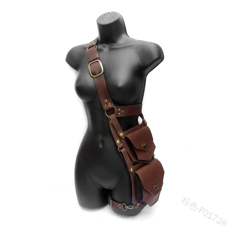 Medieval Pouch Bag Belt Leathe - Men'S Viking Accessories ulasan dan harga