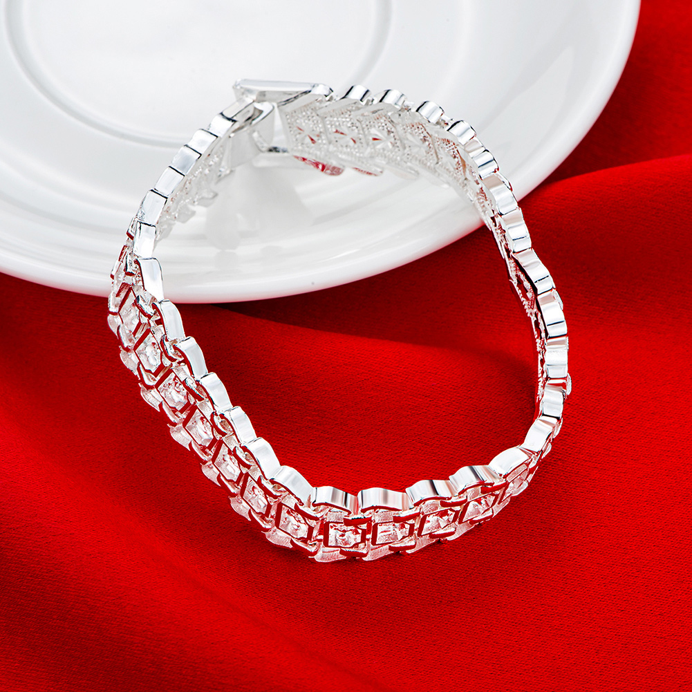 Noble 925 Sterling Silver Fash - Men Accessories Chain And Bracelet ulasan dan harga