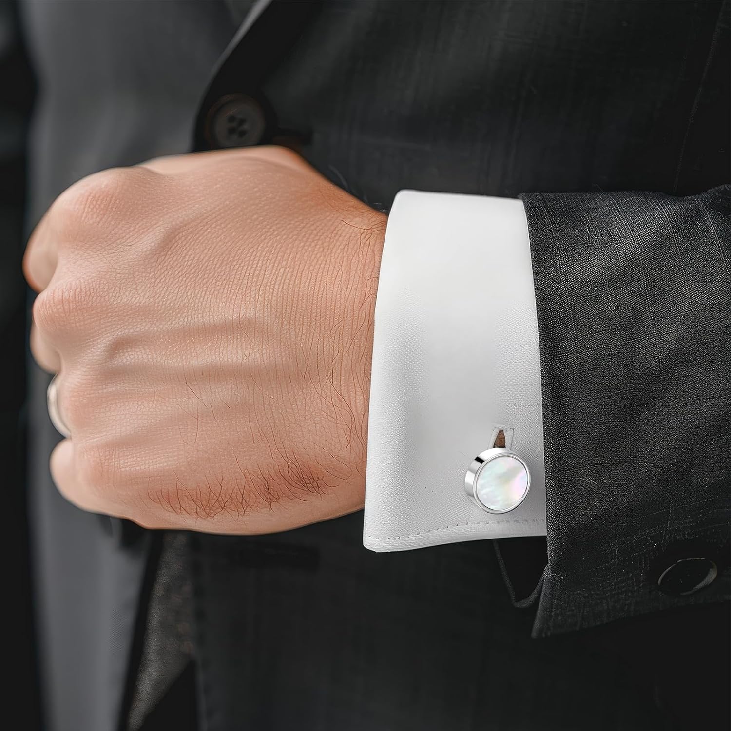 Classic Black Cufflinks for Me - Men Accessories Wedding ulasan dan harga