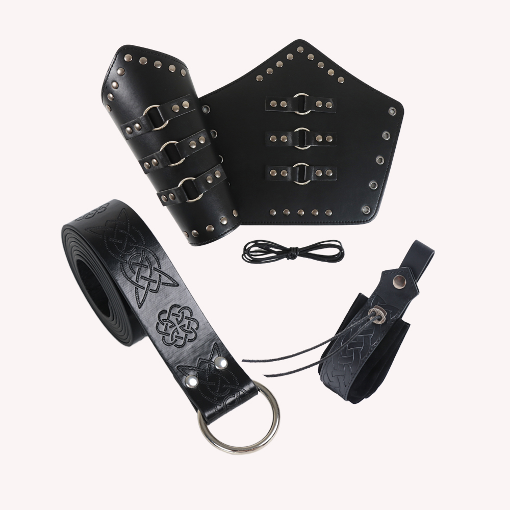 Men Arm Armor PU Leather Medie - Men'S Viking Accessories ulasan dan harga