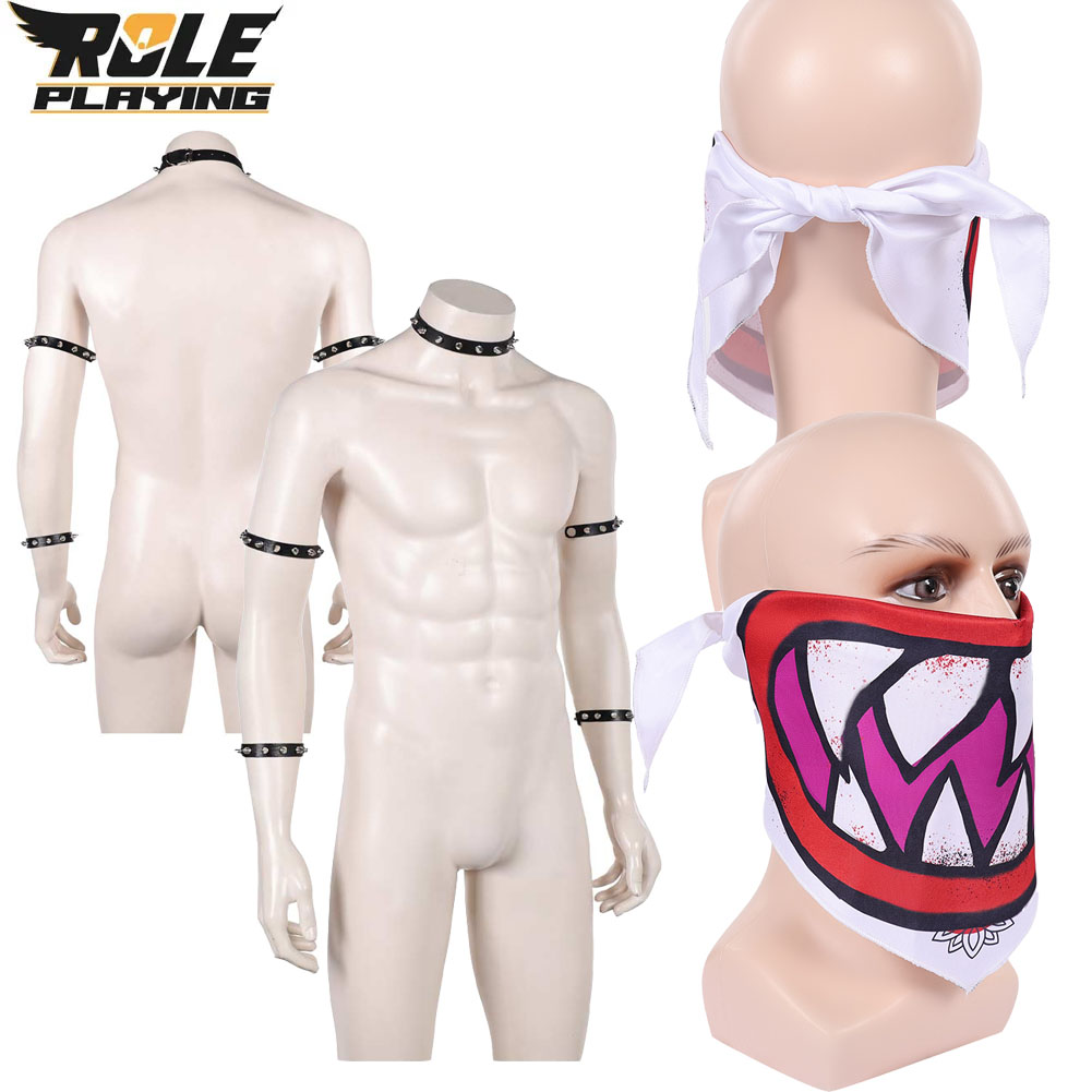 Bowser Jr Cosplay Scarf Mask B - Men Accessories Style ulasan dan harga