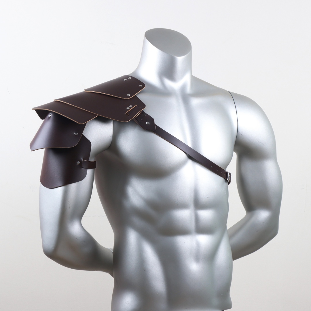 Medieval Armor PU Leather Harn - Men'S Viking Accessories ulasan dan harga