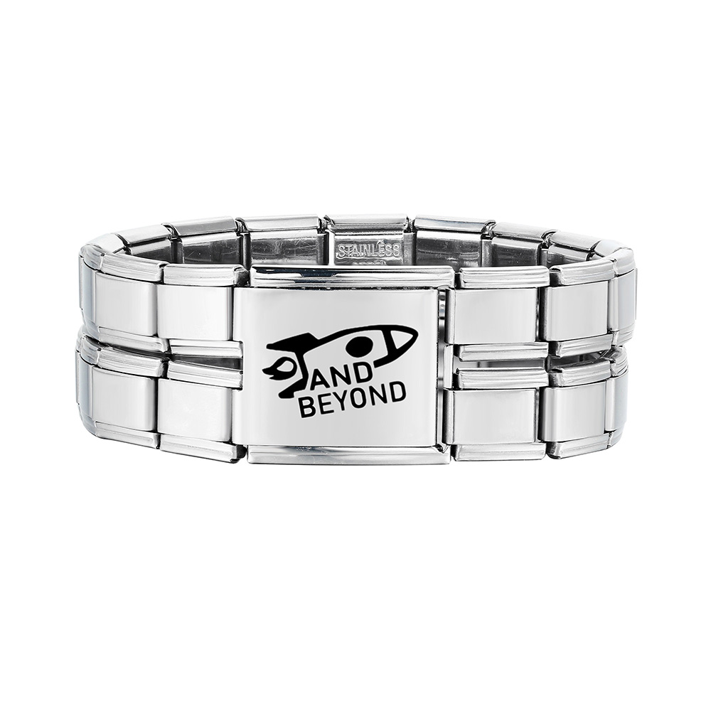 URING Customized Laser Engrave - Bead Bracelet Men ulasan dan harga
