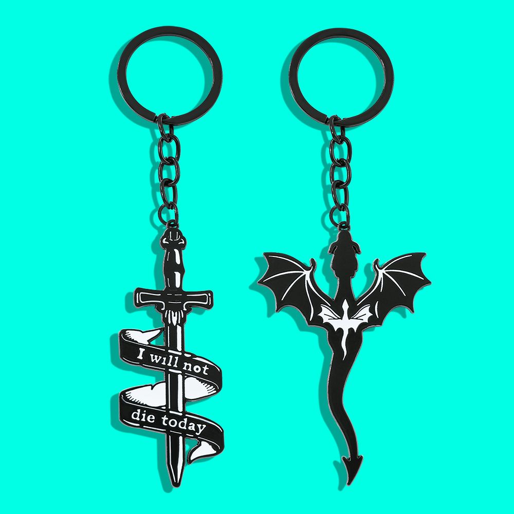 Fourth Wing Black Dragon Keych - Men'S Accessories Jewelry ulasan dan harga