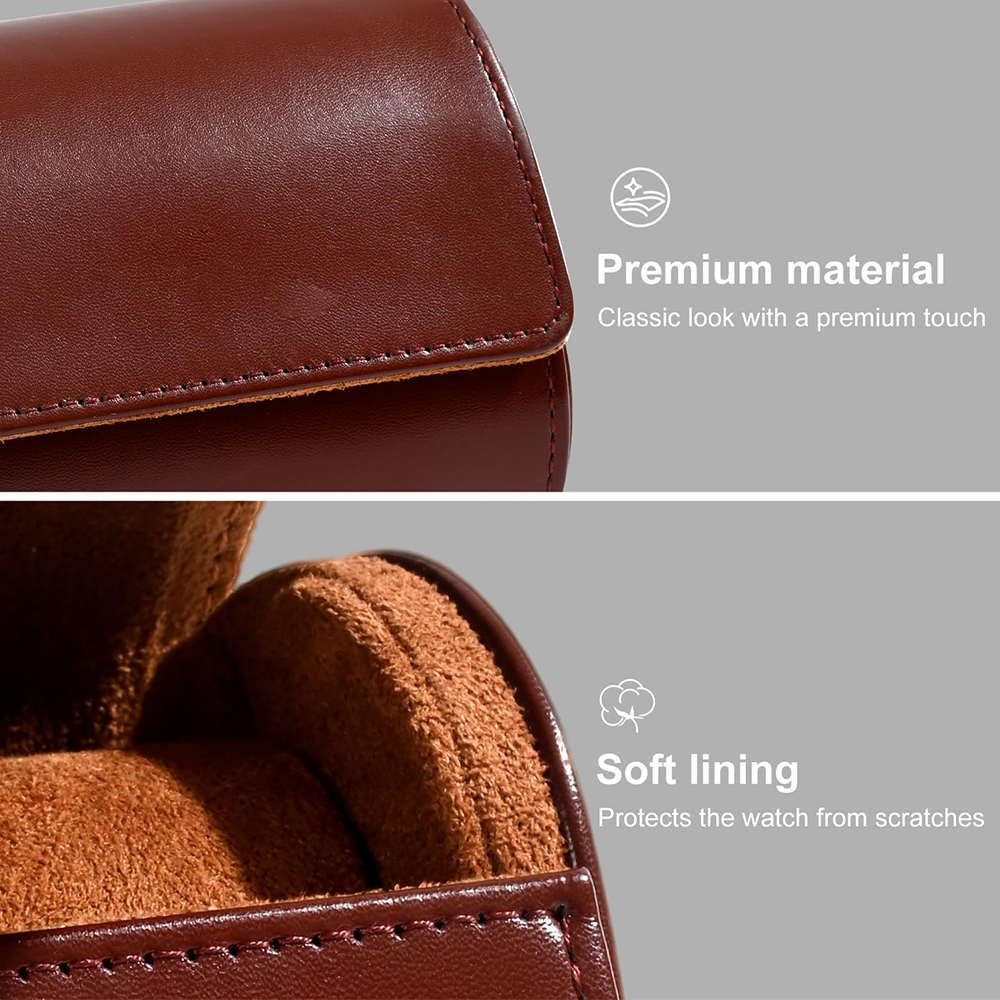 Luxury PU Leather Watch Case W - Men Accessories Organiser ulasan dan harga
