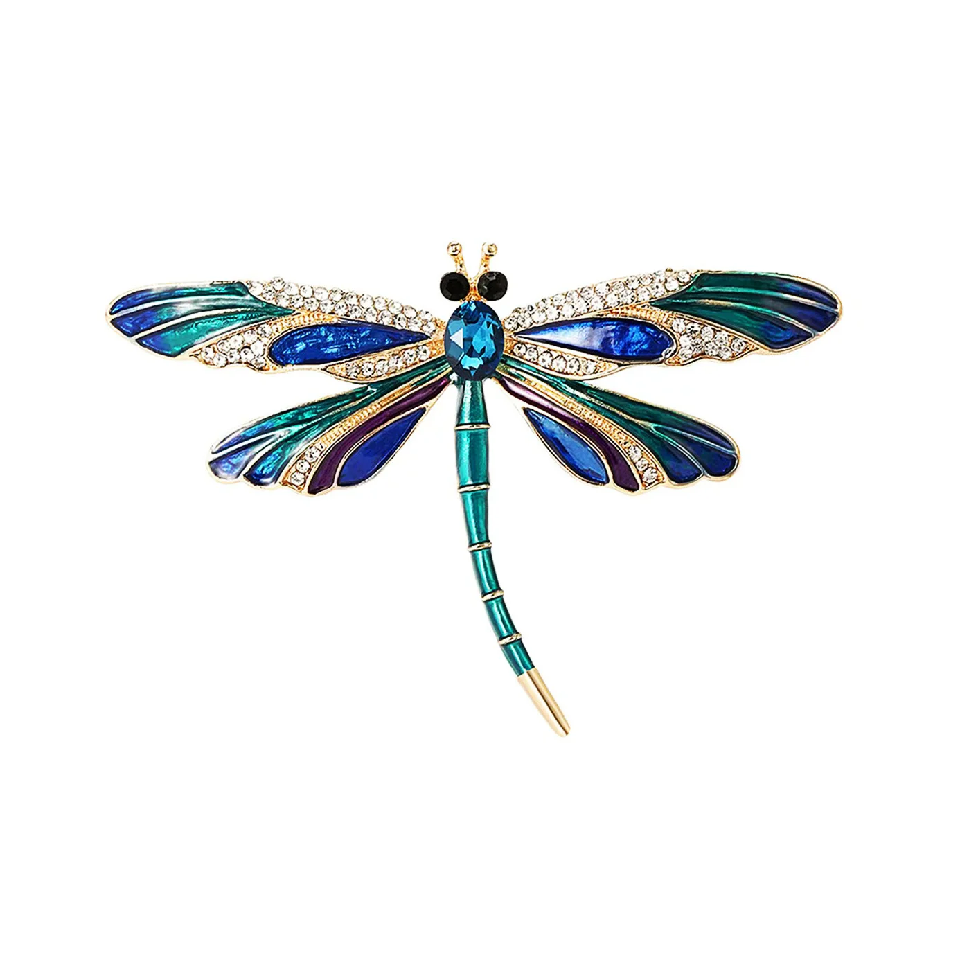 1Pc Trendy Dragonfly Brooches  - Men'S Accessories Trends 2025 ulasan dan harga