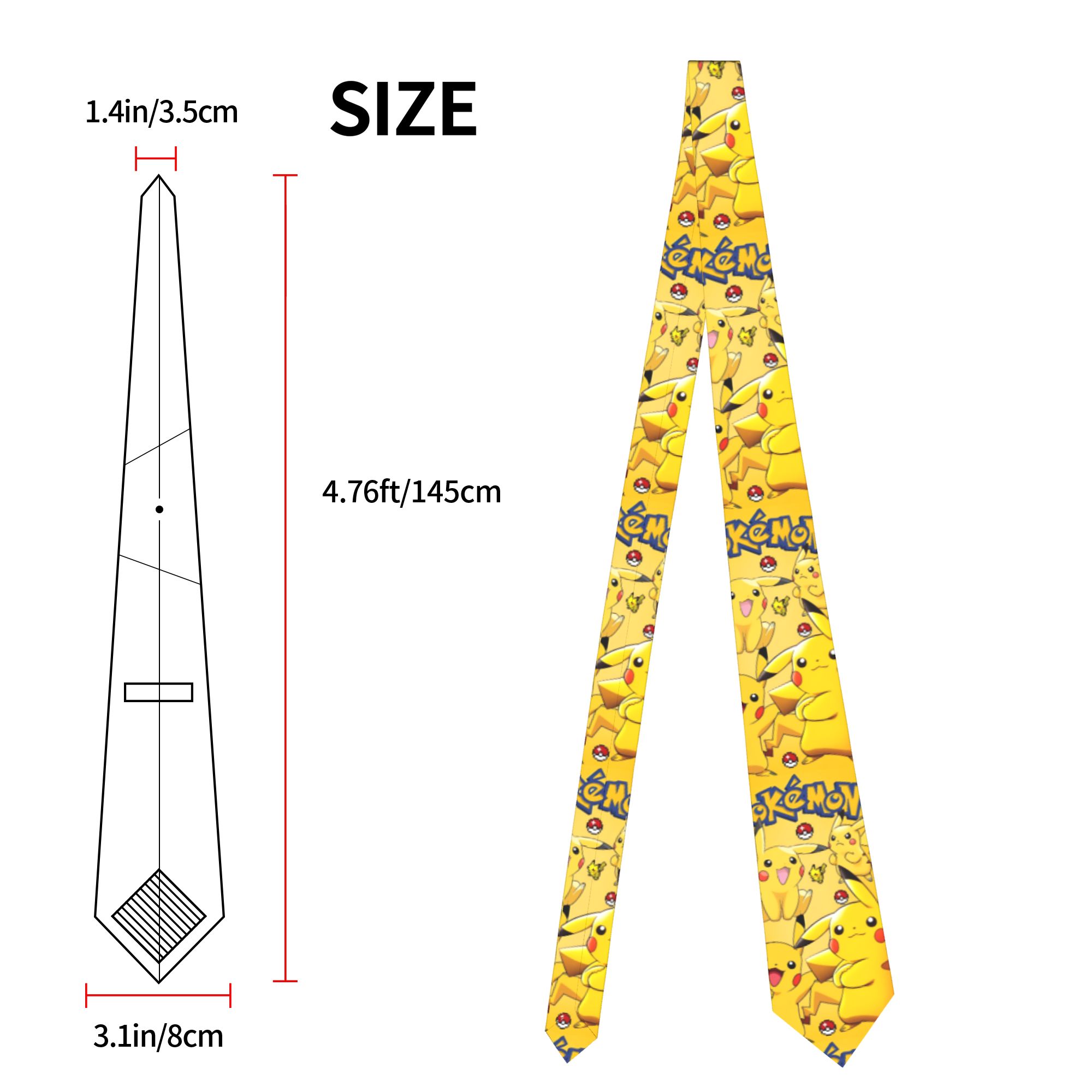 Pokemoned Cartoon Necktie Men  - Men Accessories Wedding ulasan dan harga