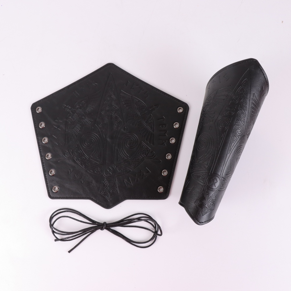 2 Pack Faux Leather Wristbands - Men'S Viking Accessories ulasan dan harga