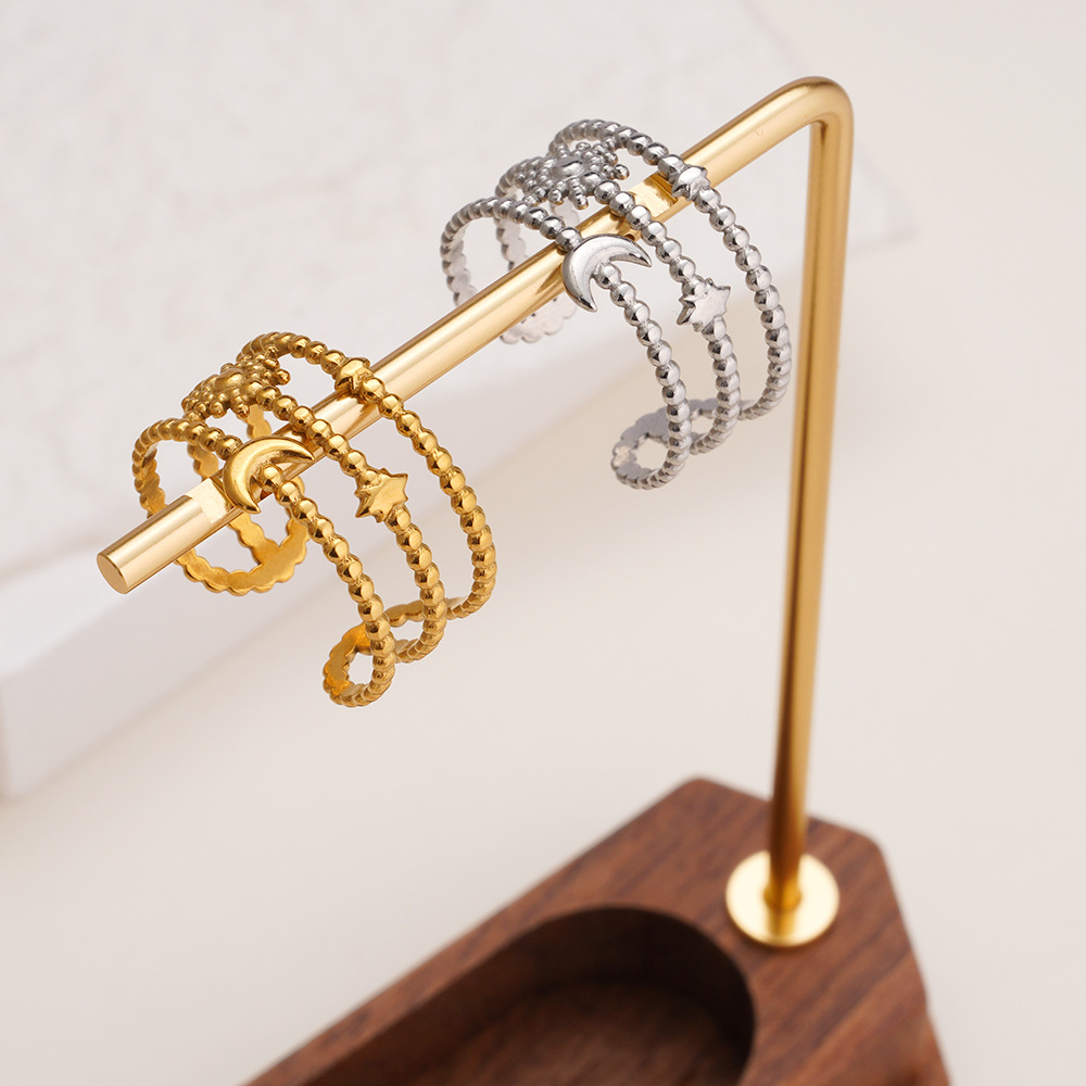 1pcs, Ins style popular stainl - Men Accessories Ring And Bracelet ulasan dan harga