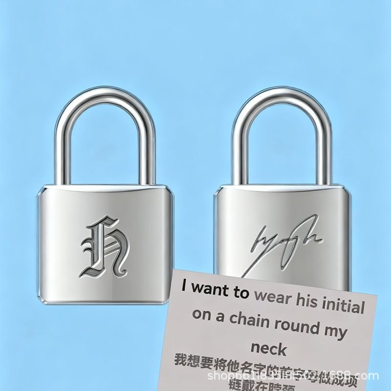 Ashionable Creative Metal Lock - Men'S Accessories Jewelry ulasan dan harga
