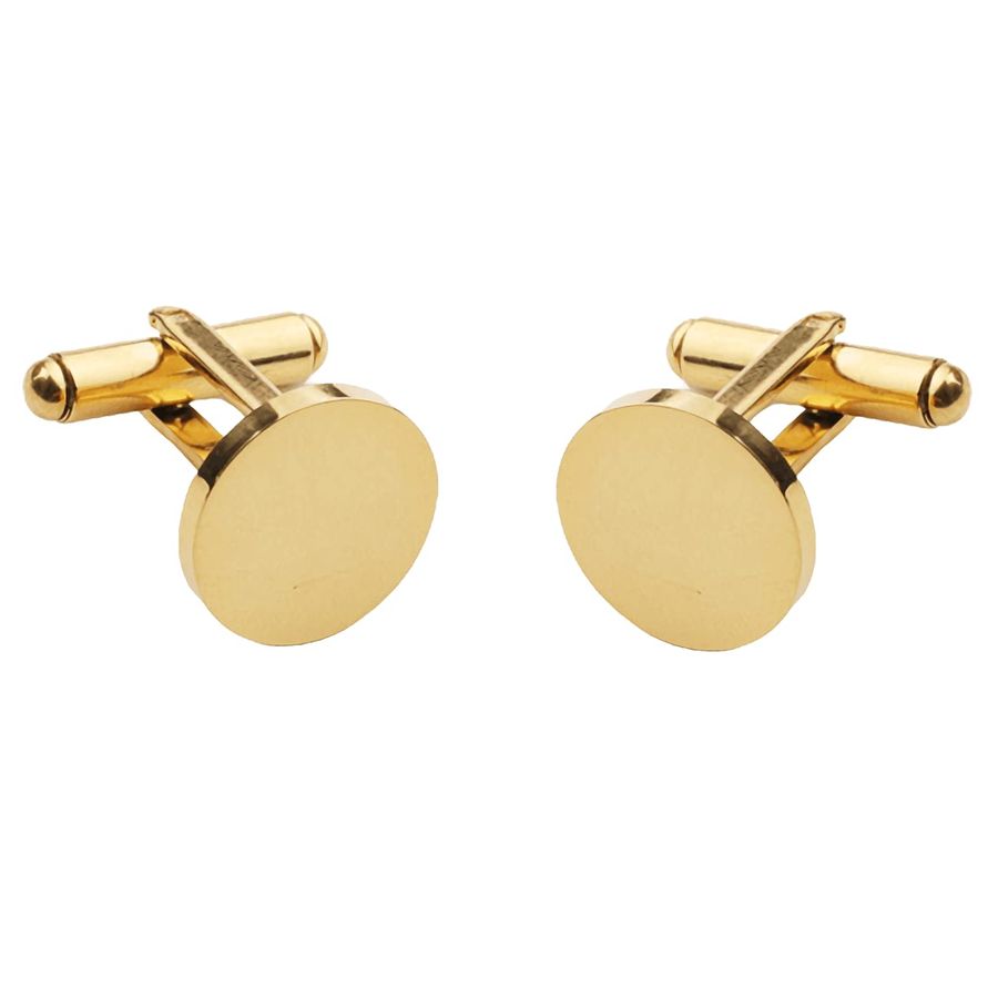 Blank Cufflink Classic Stainle - Men Accessories Wedding ulasan dan harga