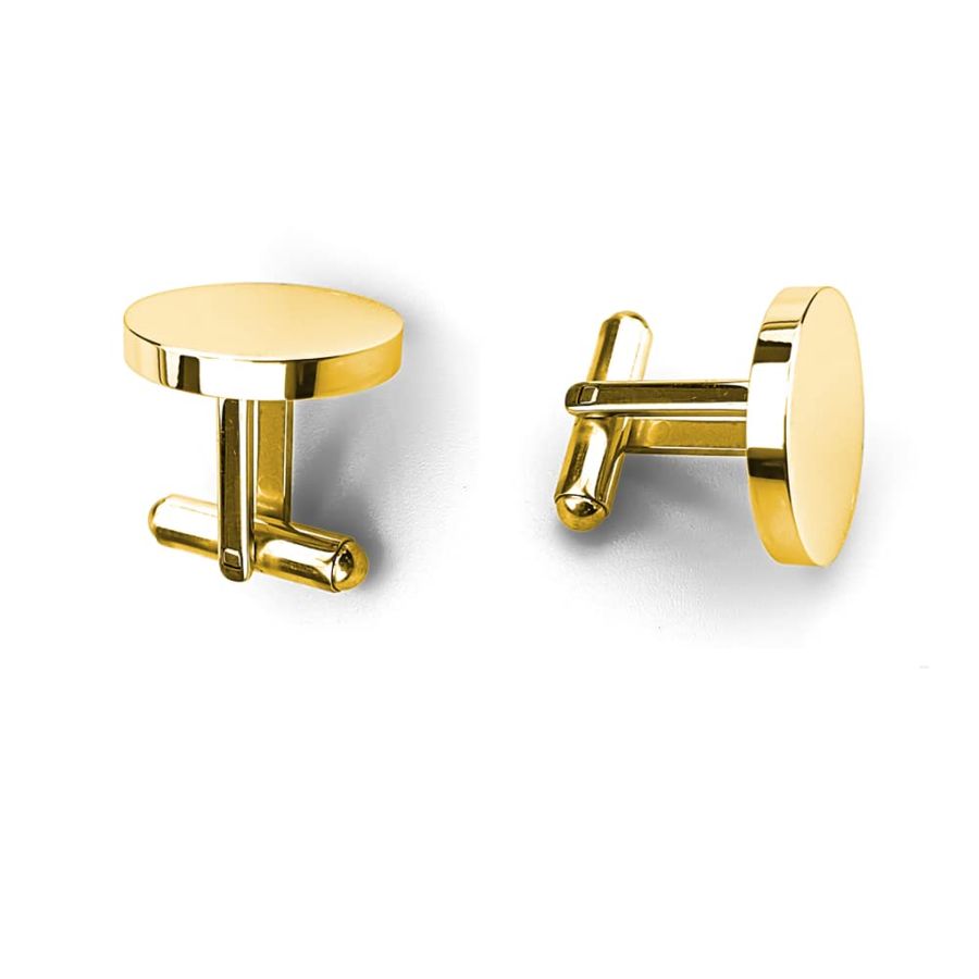 Blank Cufflink Classic Stainle - Men Accessories Wedding ulasan dan harga