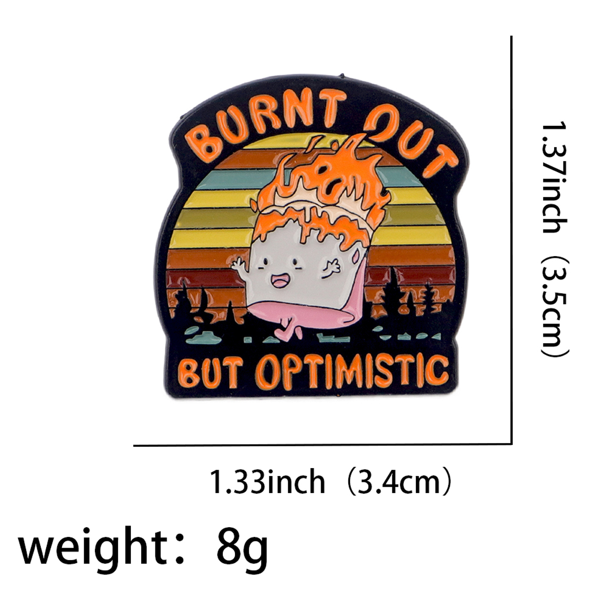 Fire Badges Enamel Pin Brooche - Men'S Accessories Jewelry ulasan dan harga
