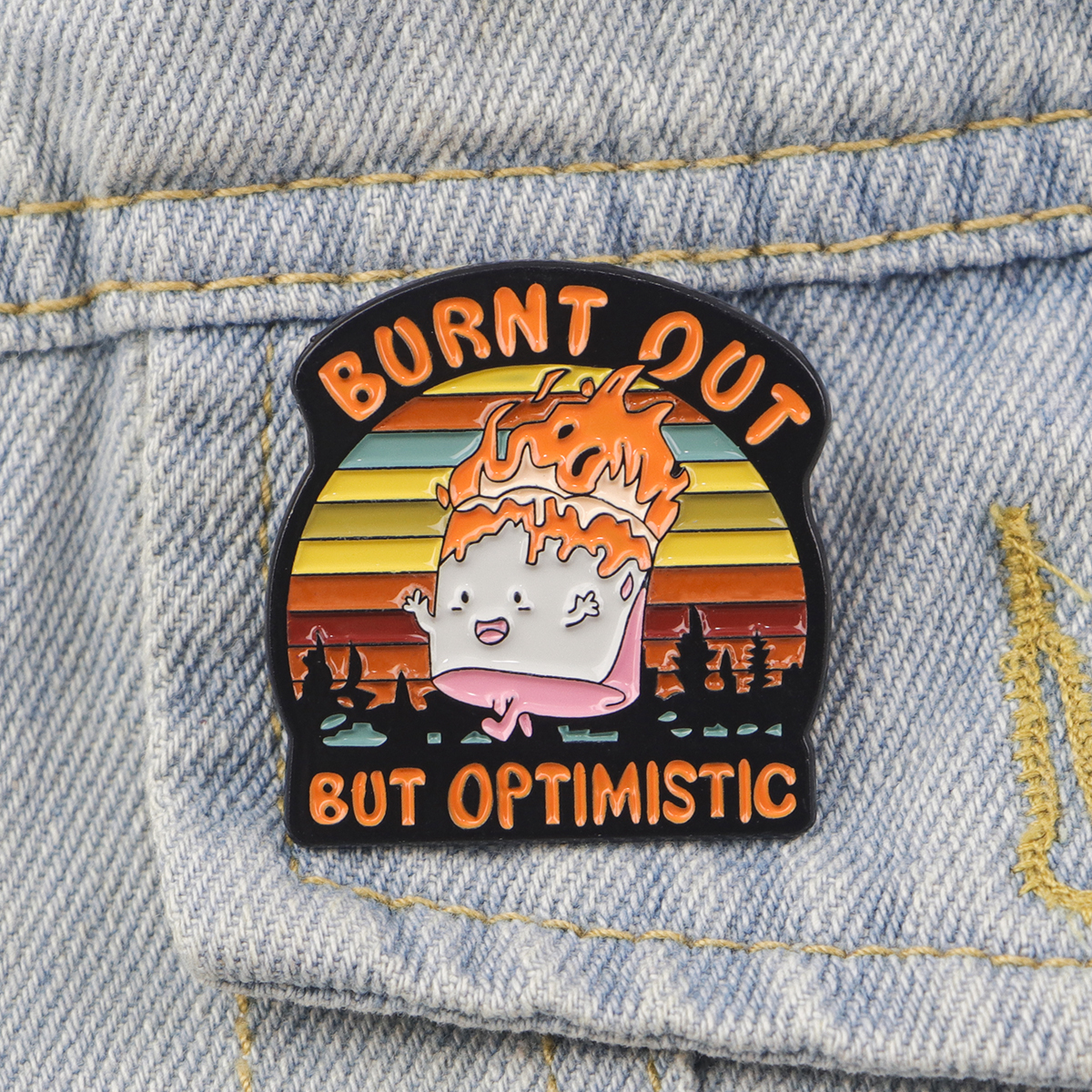 Fire Badges Enamel Pin Brooche - Men'S Accessories Jewelry ulasan dan harga