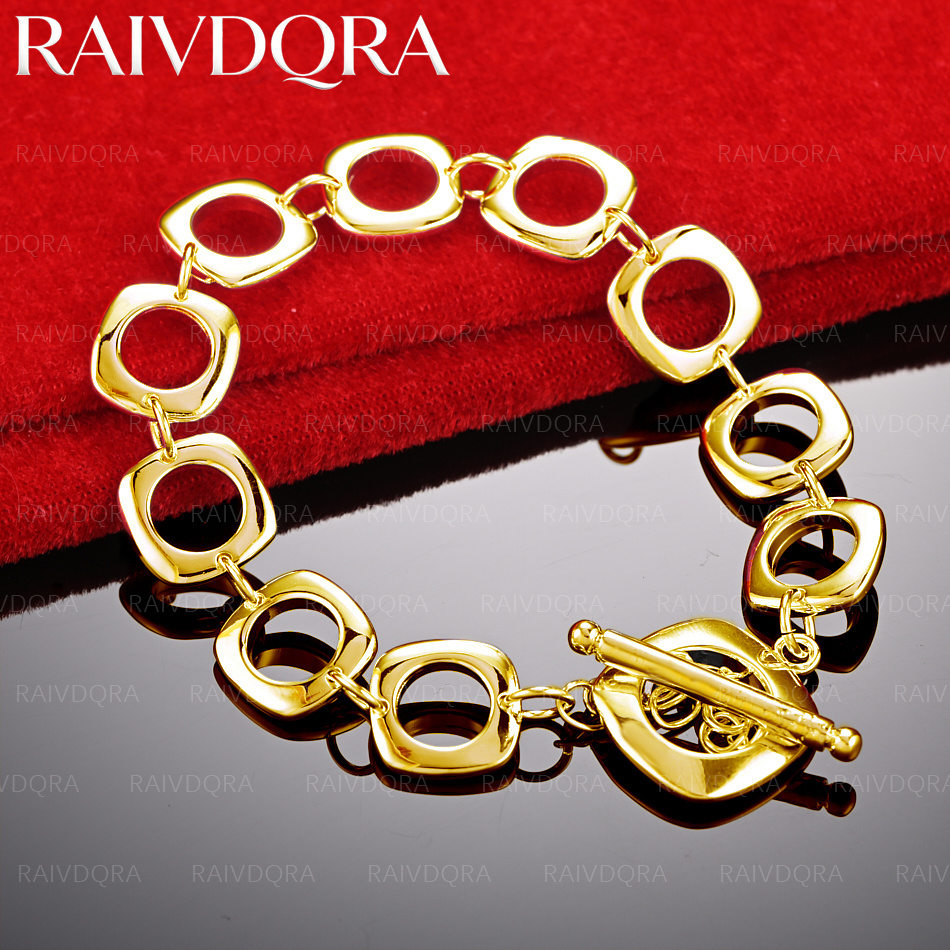 18K Gold Plated Round Chain Br - Men Accessories Chain And Bracelet ulasan dan harga