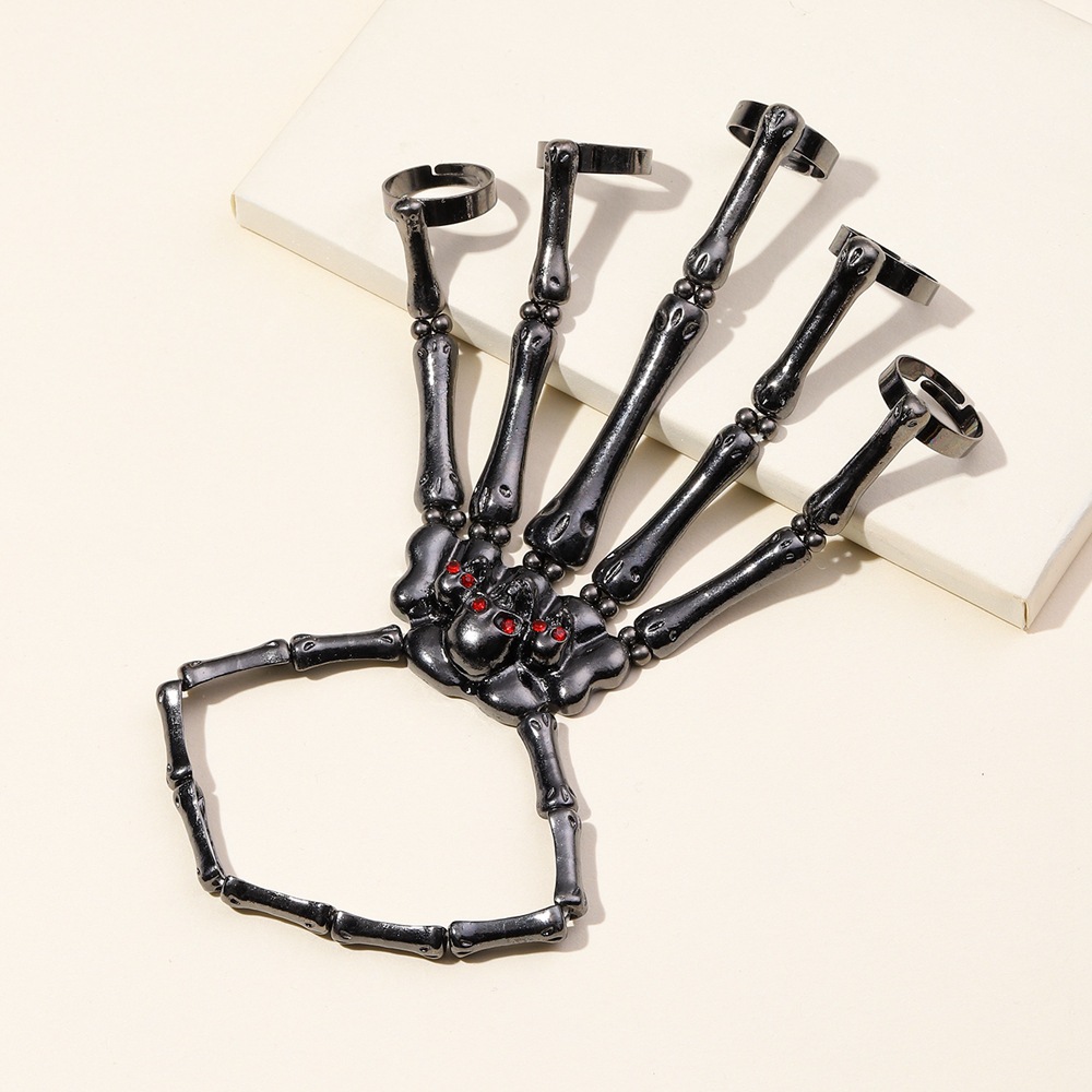 Gothic Skeleton Hand Bracelet  - Men Accessories Ring And Bracelet ulasan dan harga