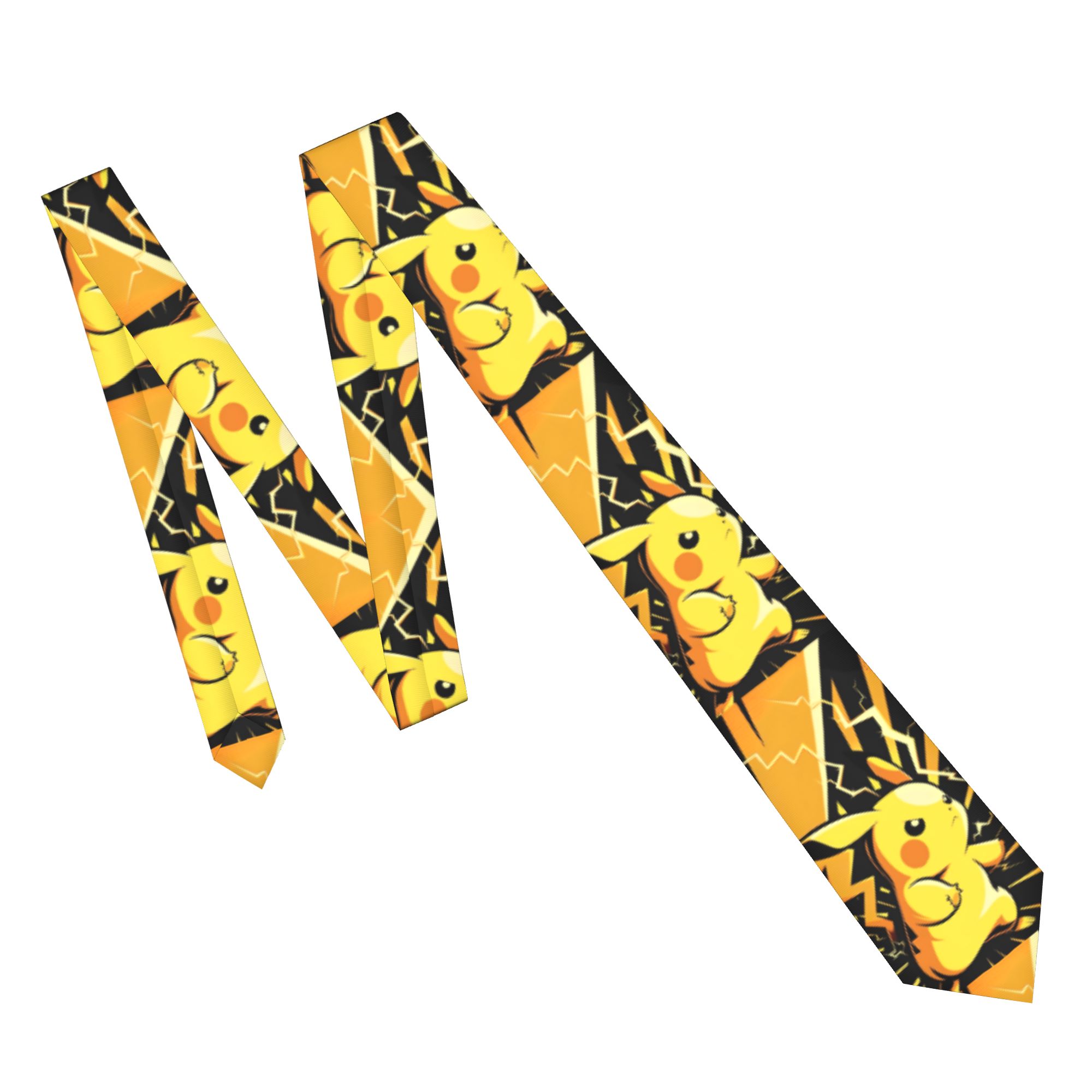 Cute Pikachu Neckties Men Slim - Men Accessories Wedding ulasan dan harga