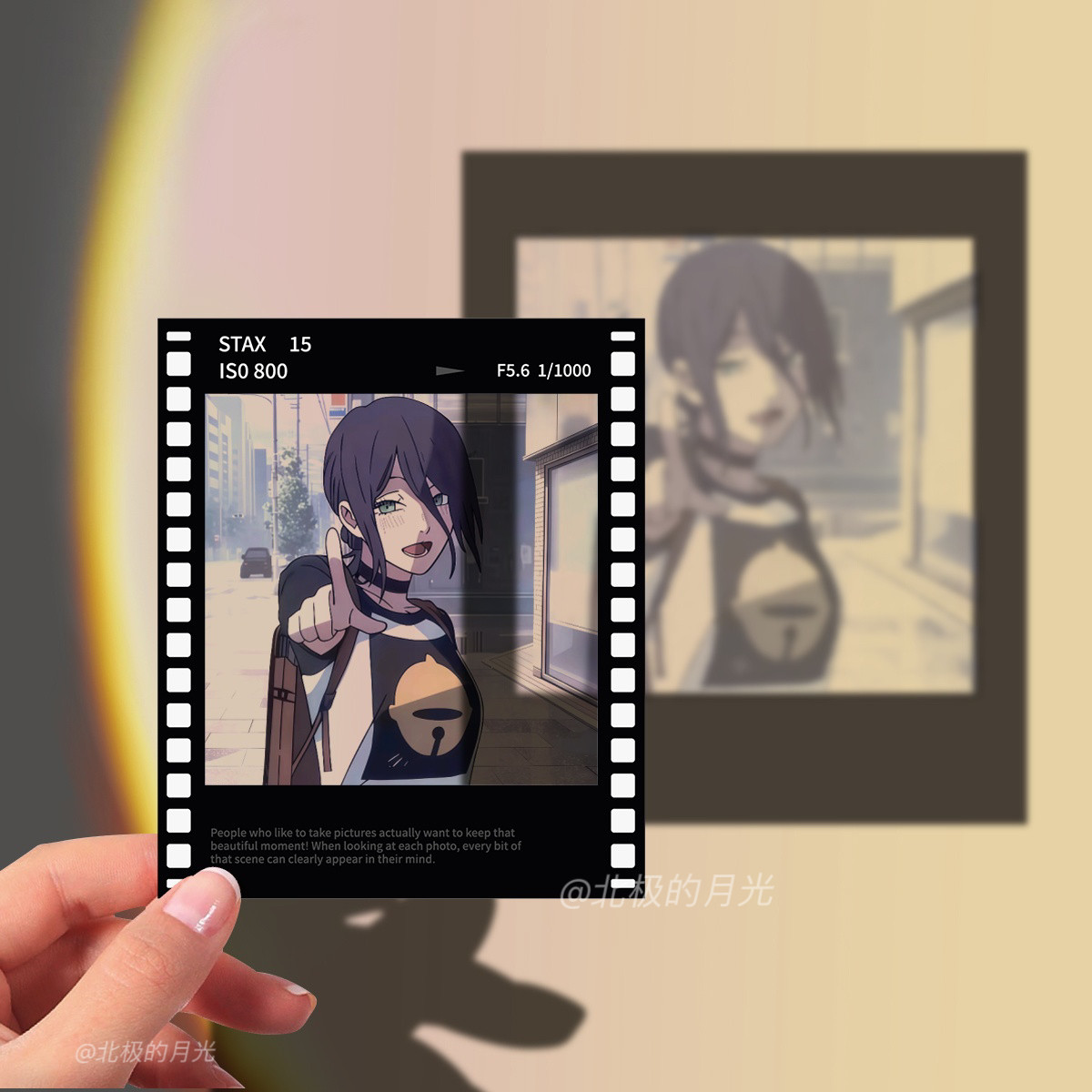 Chainsaw Man Reze Arc Polaroid - Men Accessories Style ulasan dan harga